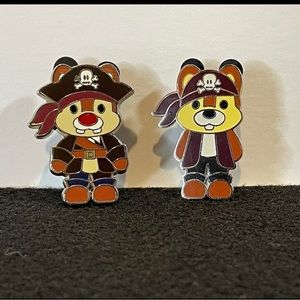 Pirate Chip and Dale 2007 Disney Parks Trading Pins